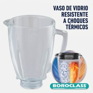 Alternative view of Vaso de Vidrio Contemporáneo Licuadora Oster