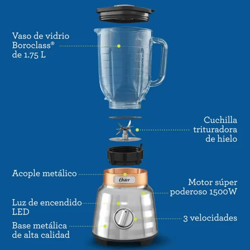 Licuadora Osterizer® Max BLSTPBRG 053 - Imagen 9