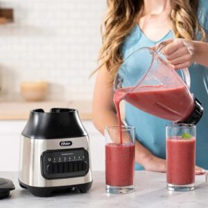 Licuadora Oster® con vaso de vidrio y 6 velocidades más pulso BLSTPEG NPB - Imagen 5