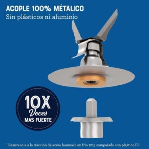 Licuadora Oster® con vaso de vidrio y 6 velocidades más pulso BLSTPEG NPB - Imagen 8