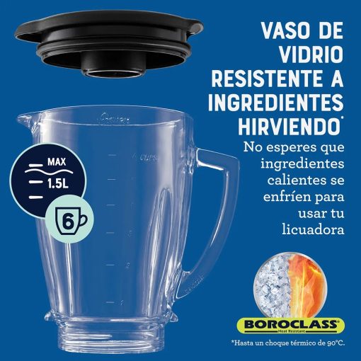 Licuadora Oster® Reversible 1.5L BLSTPYG1311NBG Silver - Imagen 6