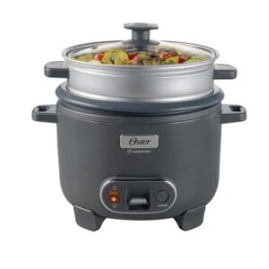 Arrocera 3 en 1 de 10 Tazas DiamondForce Oster CKSTRC10DFSKE 053 GRIS