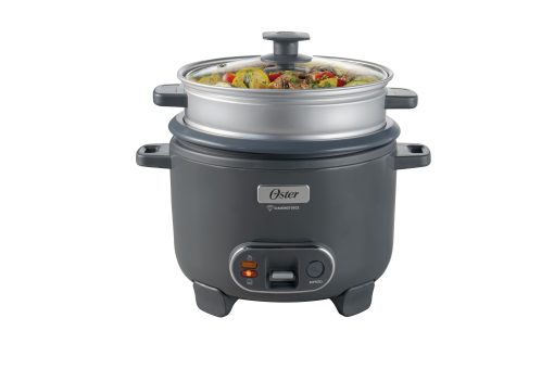 Arrocera 3 en 1 de 10 Tazas DiamondForce Oster CKSTRC10DFSKE 053 GRIS