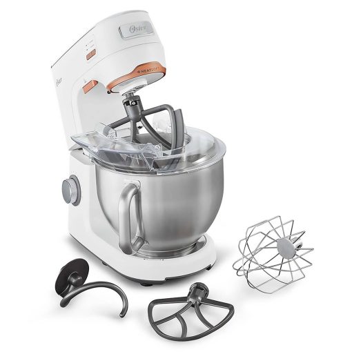 Batidora Planetaria Oster® 5.2L Heatsoft FPSTSMPL4W Blanco - Imagen 2