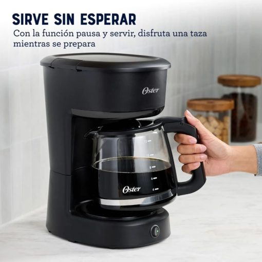 Cafetera Oster 12tz de filtro reutilizable BVSTDCS121B 053 - Imagen 3