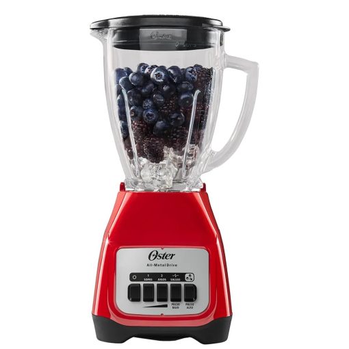 Licuadora Oster de 1.5L con 550 watts – Rojo Kaliman BLSTKAG RPB 053